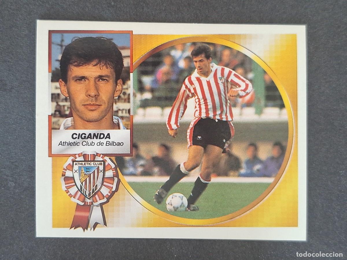Cromos de f&uacute;tbol: L5 CIGANDA ATHLETIC CLUB DE BILBAO LIGA ESTE 1994 1995 94 95 NUNCA PEGADO SIN PEGAR