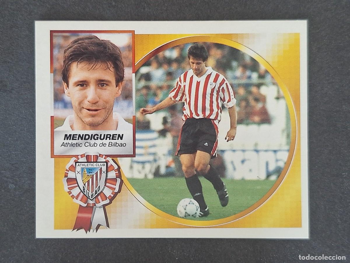 Cromos de f&uacute;tbol: L5 MENDIGUREN ATHLETIC CLUB DE BILBAO LIGA ESTE 1994 1995 94 95 NUNCA PEGADO SIN PEGAR