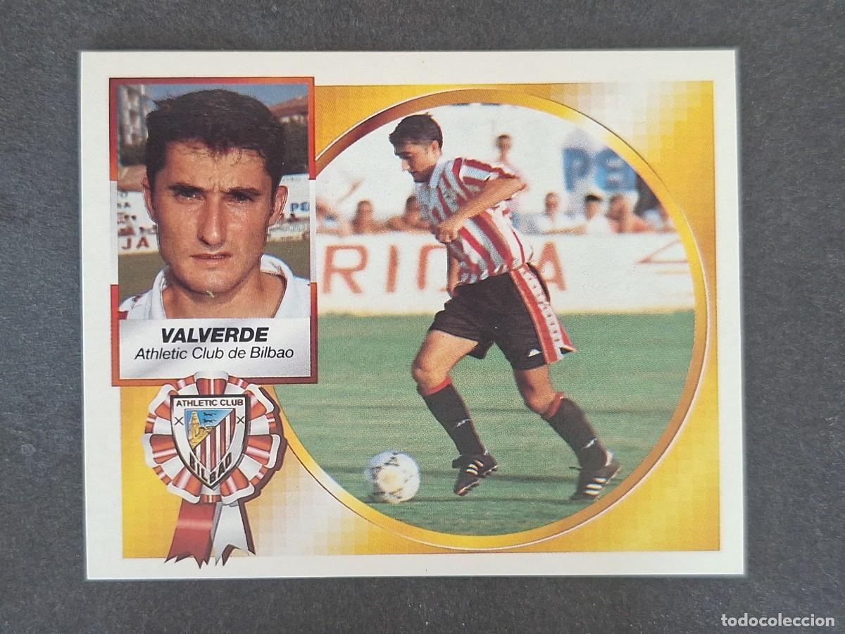 Cromos de f&uacute;tbol: L5 VALVERDE ATHLETIC CLUB DE BILBAO LIGA ESTE 1994 1995 94 95 NUNCA PEGADO SIN PEGAR