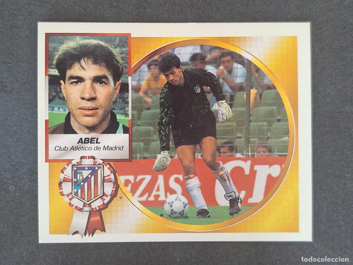 Cromos de f&uacute;tbol: L5 ABEL ATLETICO DE MADRID LIGA ESTE 1994 1995 94 95 NUNCA PEGADO SIN PEGAR
