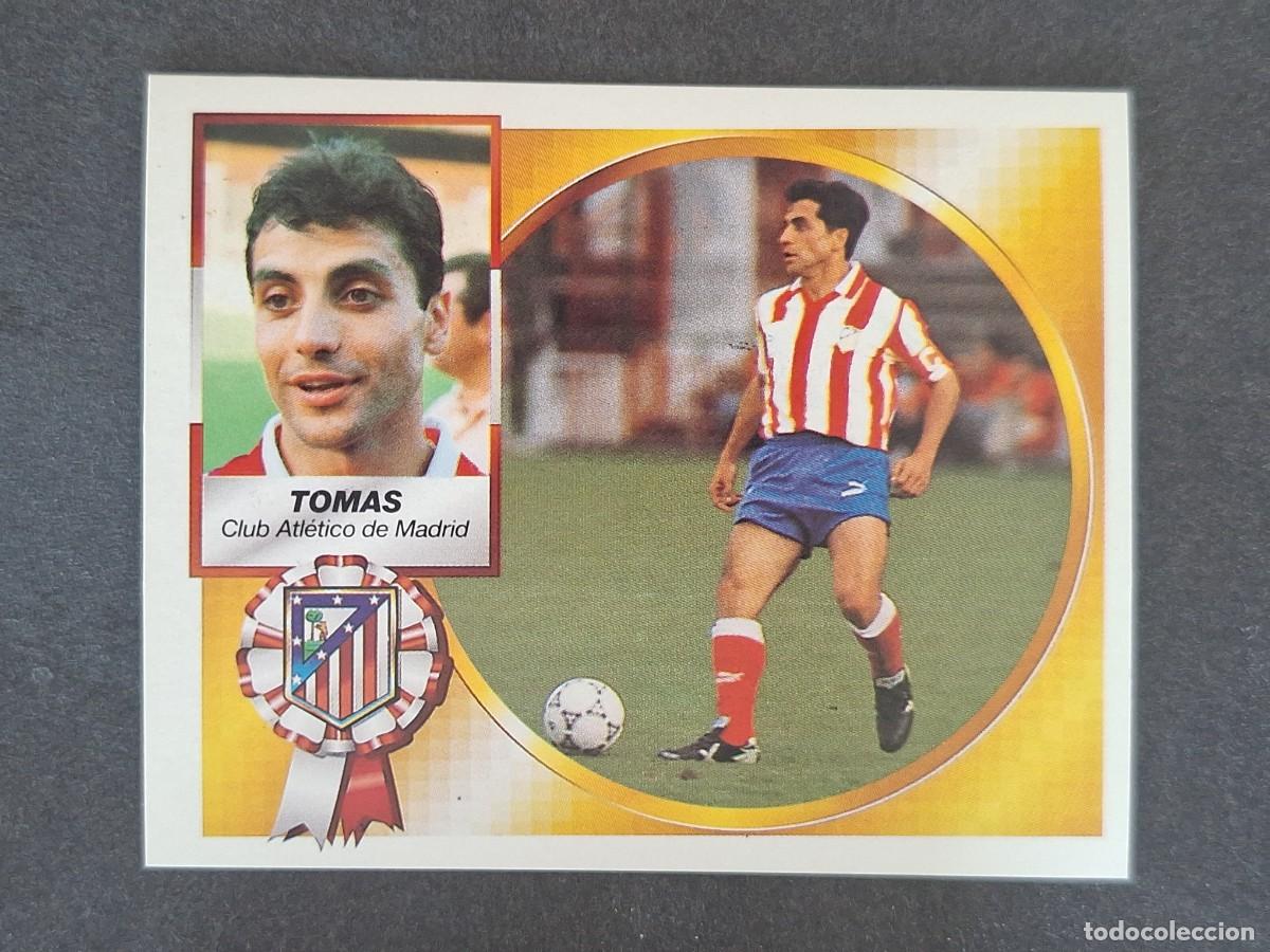 Cromos de f&uacute;tbol: L5 TOMAS ATLETICO DE MADRID LIGA ESTE 1994 1995 94 95 NUNCA PEGADO SIN PEGAR