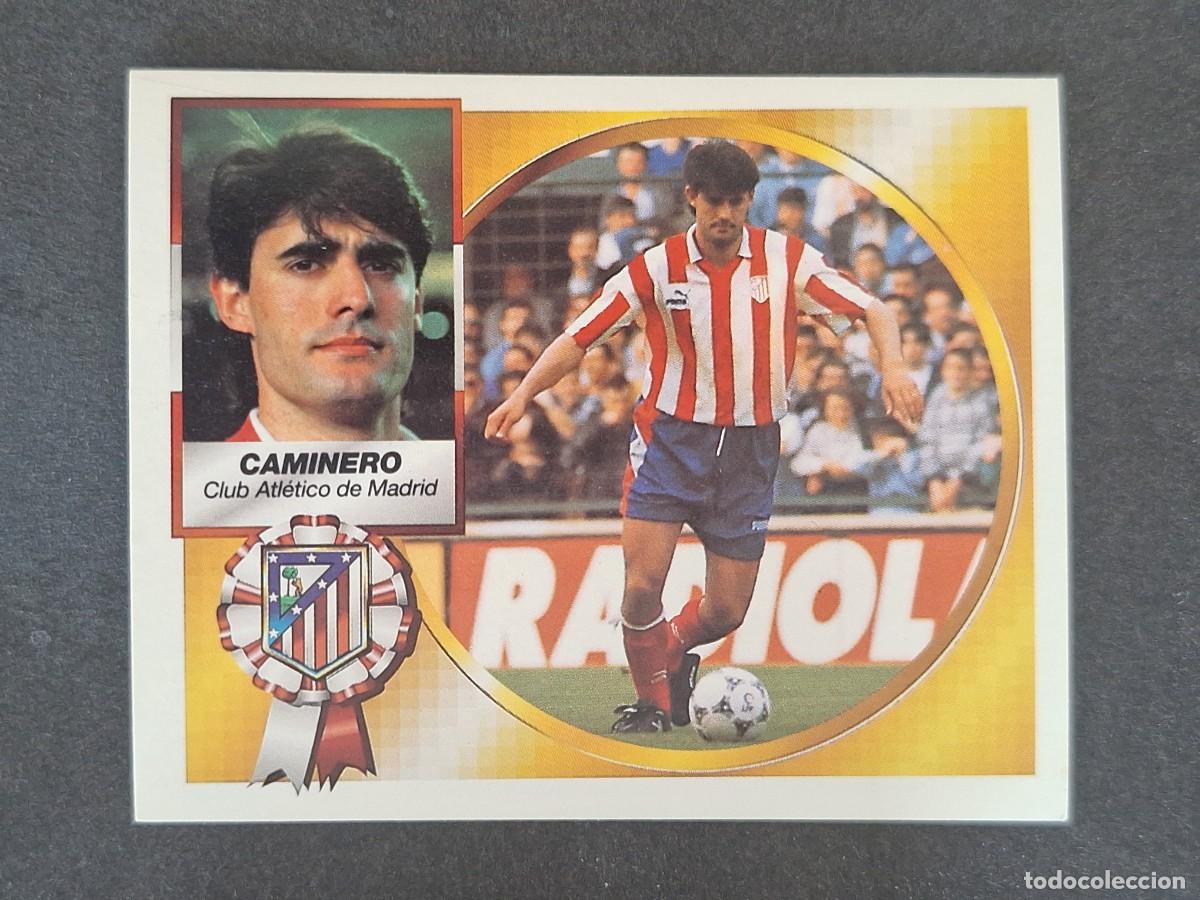 Cromos de f&uacute;tbol: L5 CAMINERO ATLETICO DE MADRID LIGA ESTE 1994 1995 94 95 NUNCA PEGADO SIN PEGAR