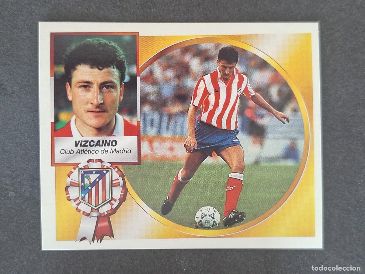 Cromos de f&uacute;tbol: L5 VIZCAINO ATLETICO DE MADRID LIGA ESTE 1994 1995 94 95 NUNCA PEGADO SIN PEGAR