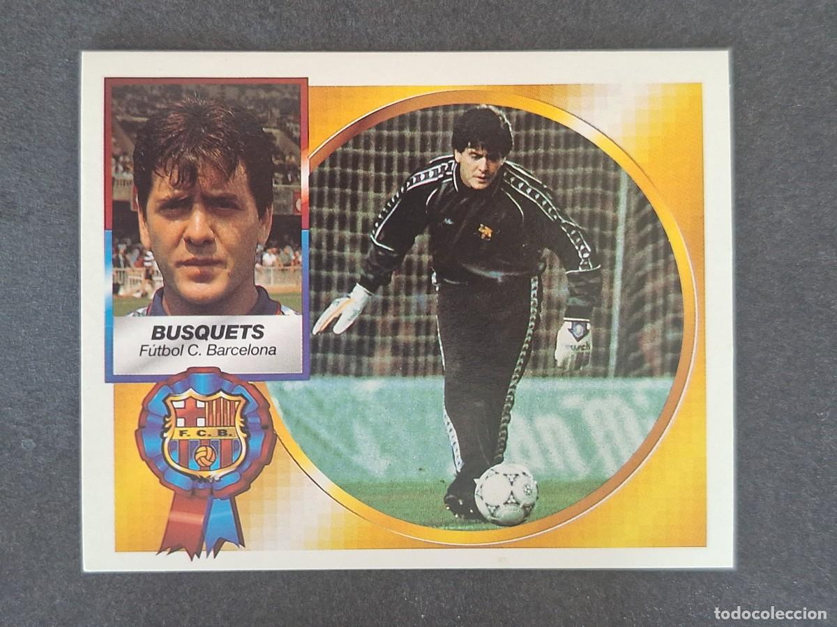 Cromos de f&uacute;tbol: L5 BUSQUETS F. C. BARCELONA LIGA ESTE 1994 1995 94 95 NUNCA PEGADO SIN PEGAR