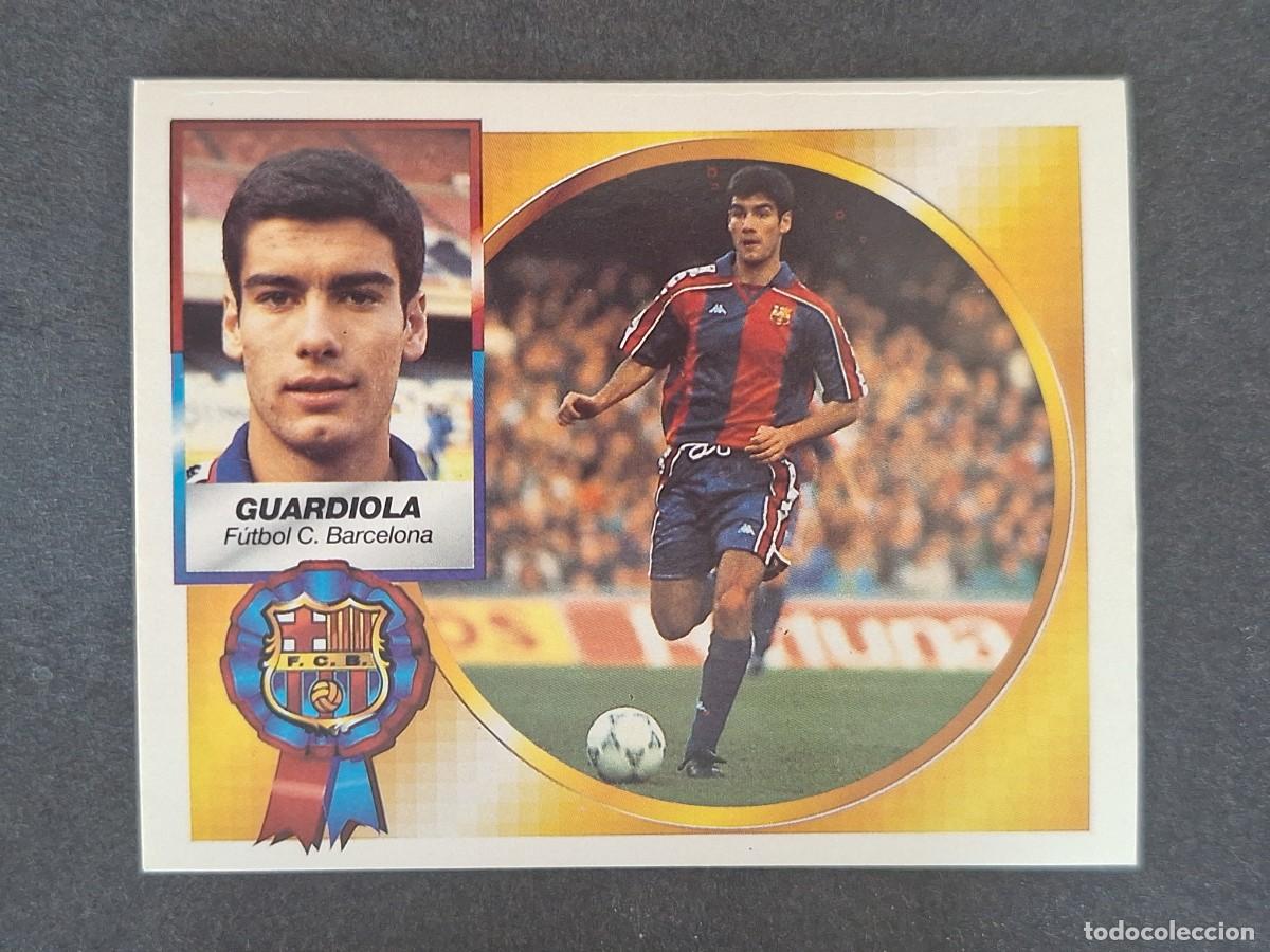 Cromos de f&uacute;tbol: L5 GUARDIOLA F. C. BARCELONA LIGA ESTE 1994 1995 94 95 NUNCA PEGADO SIN PEGAR