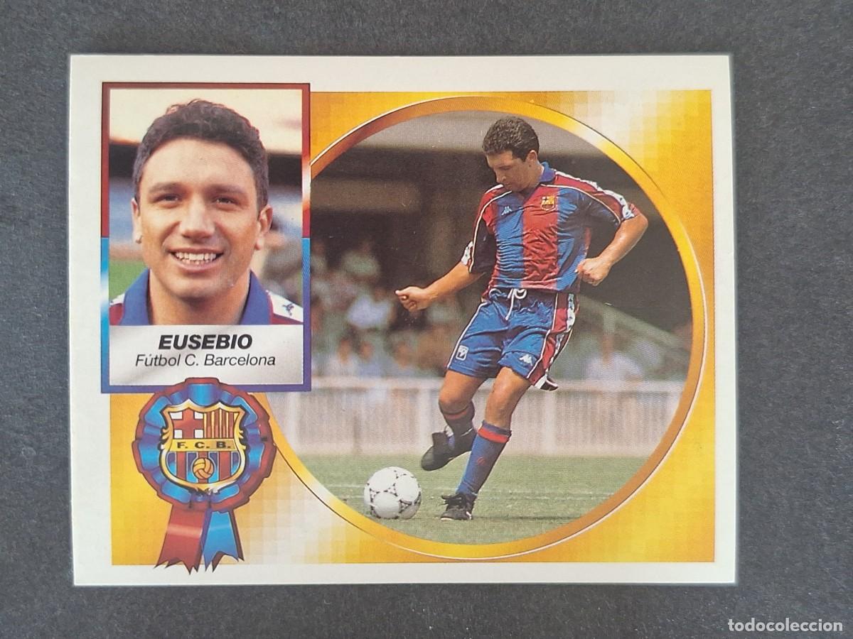Cromos de f&uacute;tbol: L5 EUSEBIO F. C. BARCELONA LIGA ESTE 1994 1995 94 95 NUNCA PEGADO SIN PEGAR