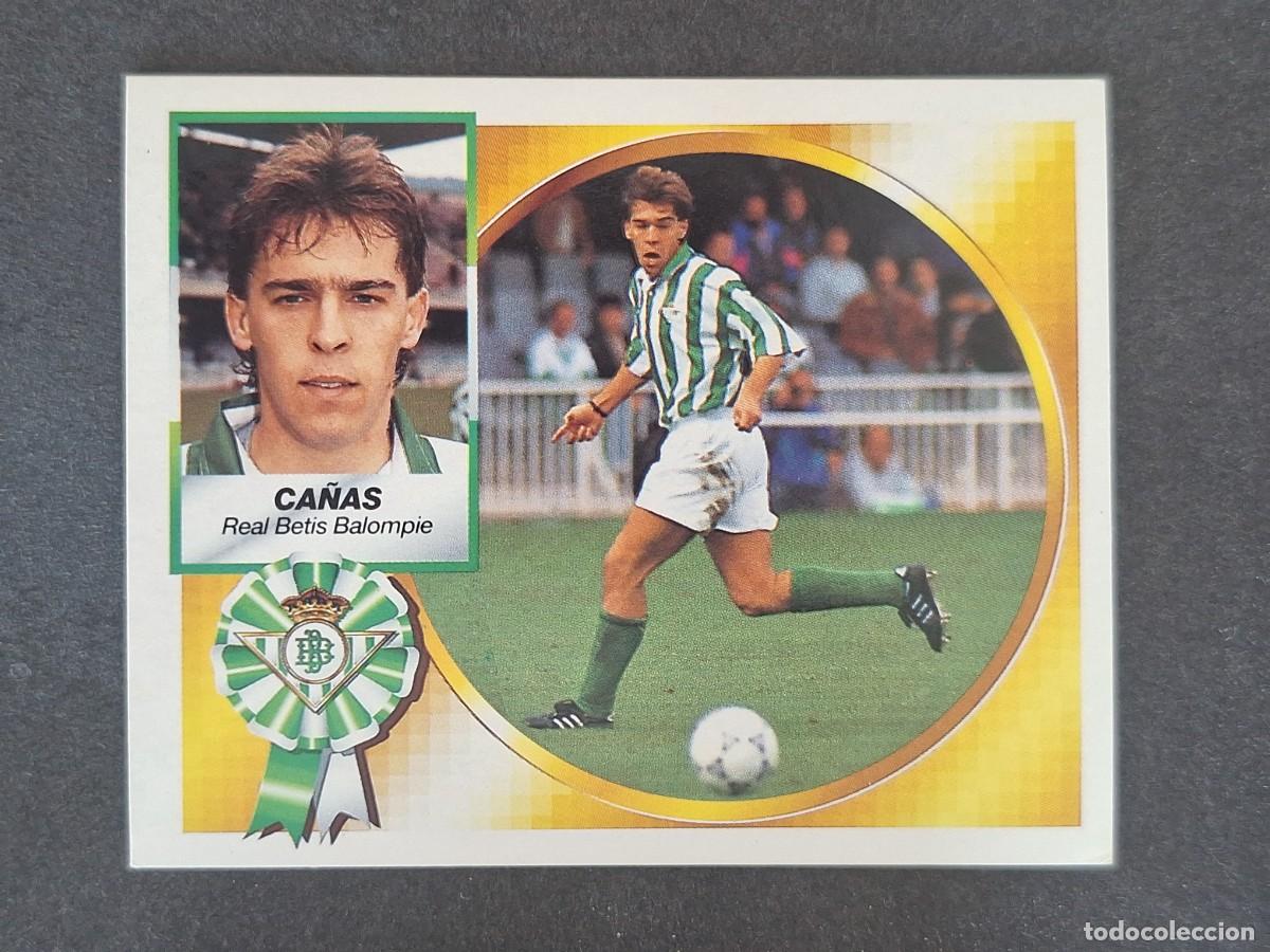 Cromos de f&uacute;tbol: L5 CA&Ntilde;AS REAL BETIS BALOMPIE LIGA ESTE 1994 1995 94 95 NUNCA PEGADO SIN PEGAR