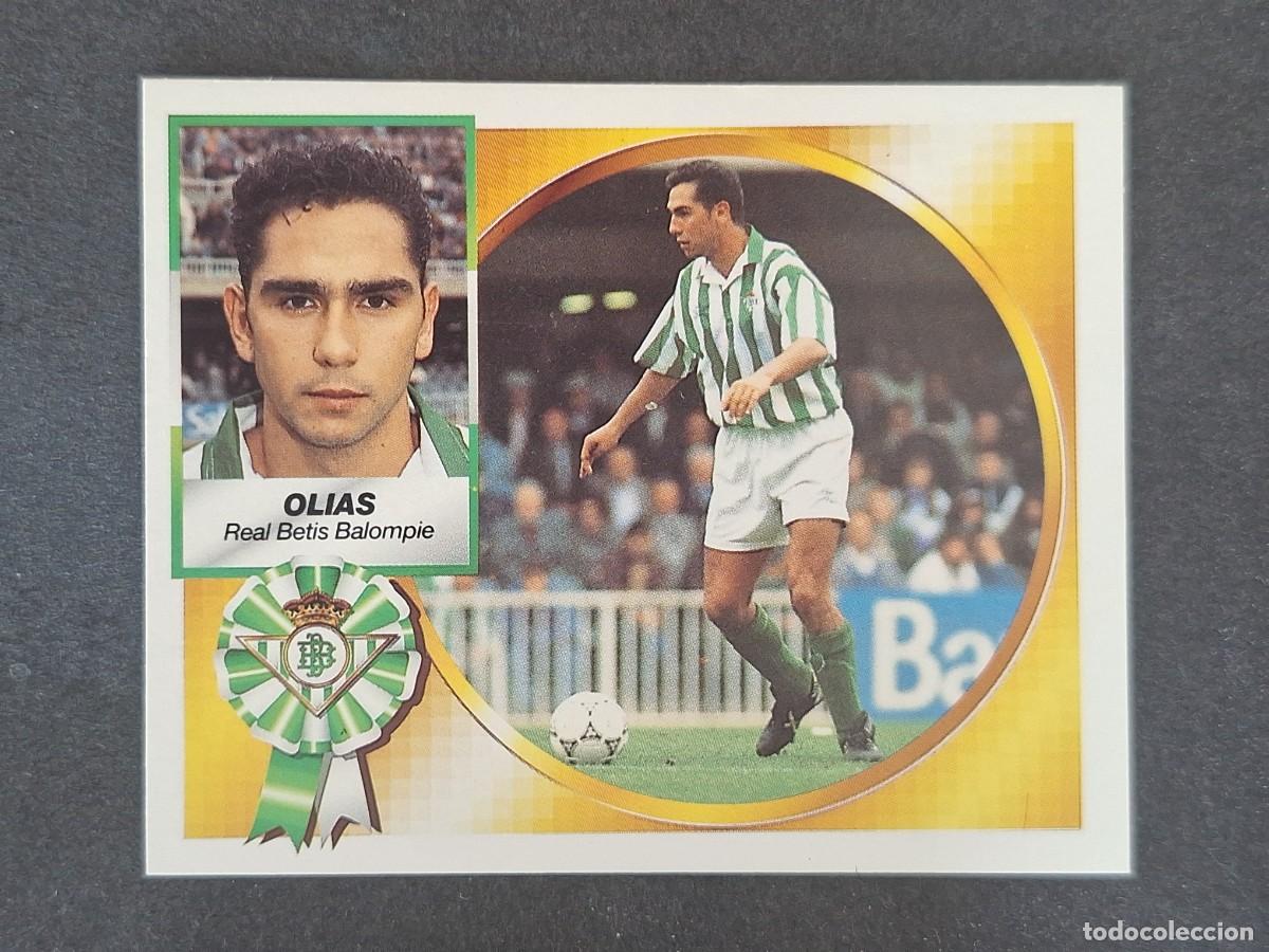 Cromos de f&uacute;tbol: L5 OLIAS REAL BETIS BALOMPIE LIGA ESTE 1994 1995 94 95 NUNCA PEGADO SIN PEGAR