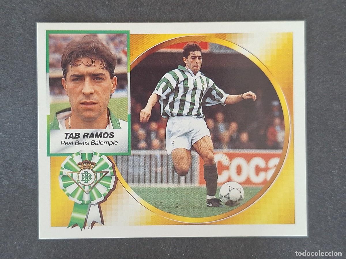 Cromos de f&uacute;tbol: L5 TAB RAMOS REAL BETIS BALOMPIE LIGA ESTE 1994 1995 94 95 NUNCA PEGADO SIN PEGAR