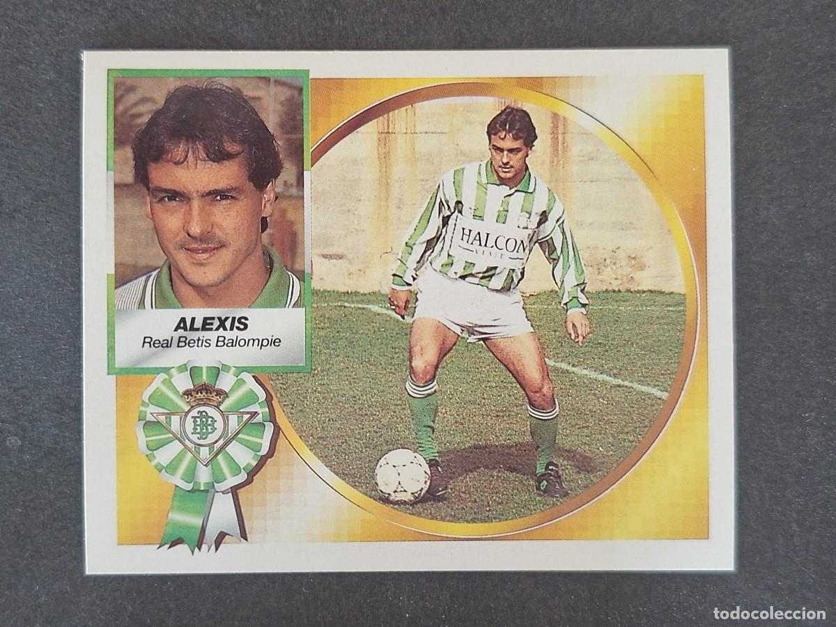 Cromos de f&uacute;tbol: L5 ALEXIS REAL BETIS BALOMPIE LIGA ESTE 1994 1995 94 95 NUNCA PEGADO SIN PEGAR