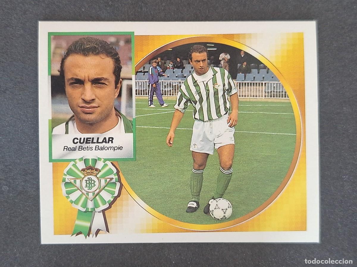 Cromos de f&uacute;tbol: L5 CUELLAR REAL BETIS BALOMPIE LIGA ESTE 1994 1995 94 95 NUNCA PEGADO SIN PEGAR