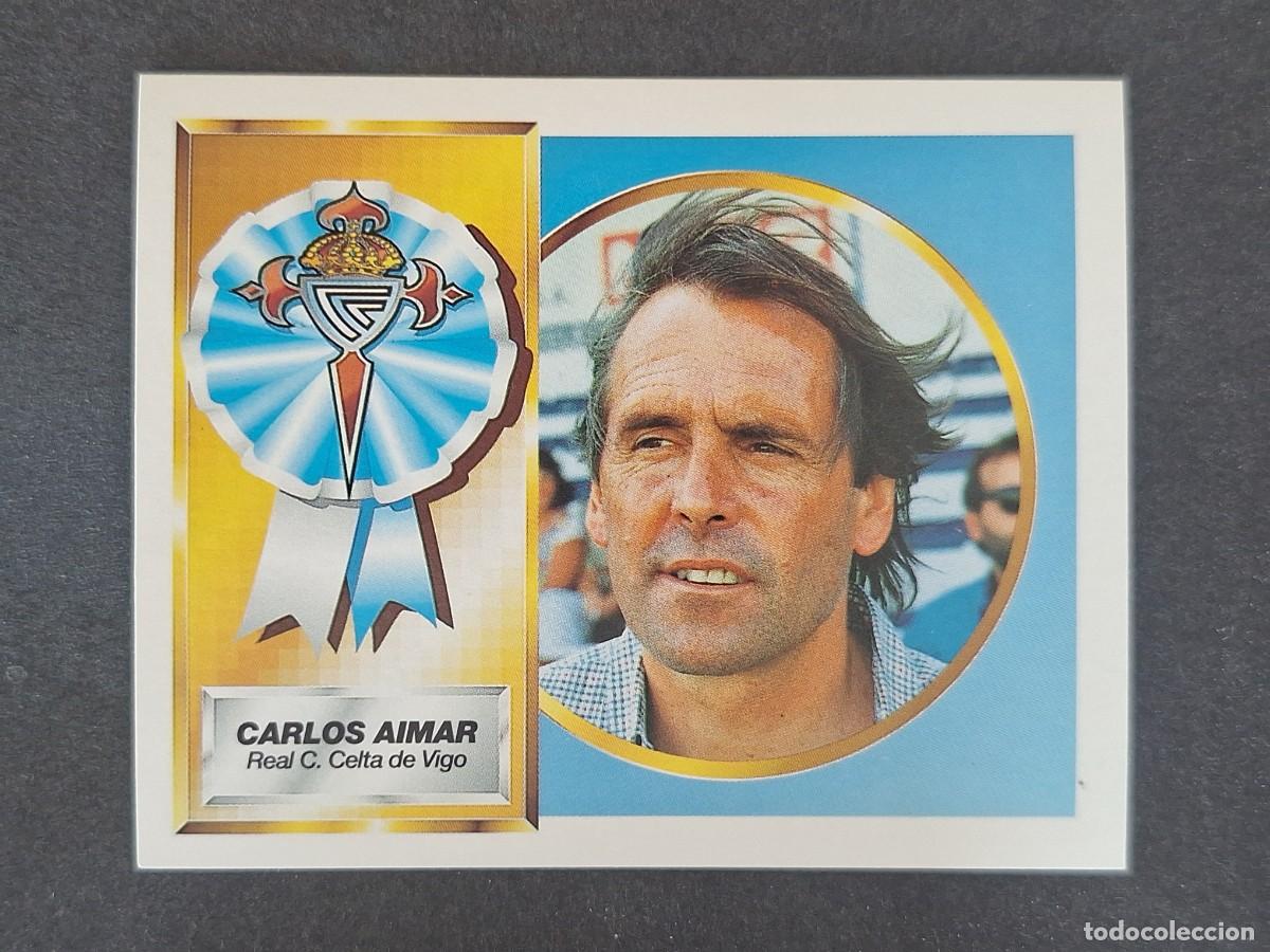 Cromos de f&uacute;tbol: L5 CARLOS AIMAR ENTRENADOR CELTA DE VIGO LIGA ESTE 1994 1995 94 95 NUNCA PEGADO SIN PEGAR