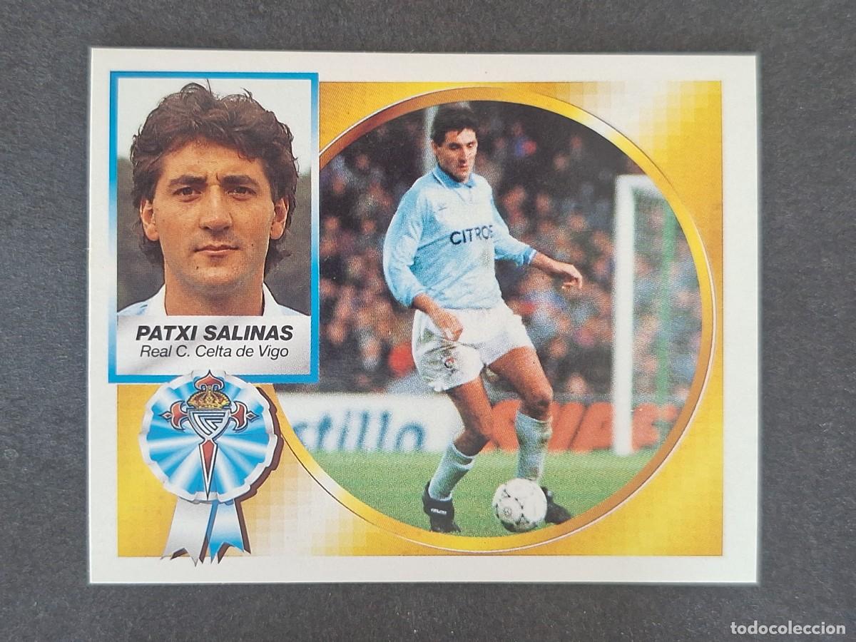Cromos de f&uacute;tbol: L5 PATXI SALINAS CELTA DE VIGO LIGA ESTE 1994 1995 94 95 NUNCA PEGADO SIN PEGAR