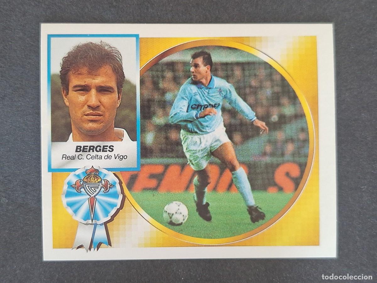 Cromos de f&uacute;tbol: L5 BERGES CELTA DE VIGO LIGA ESTE 1994 1995 94 95 NUNCA PEGADO SIN PEGAR