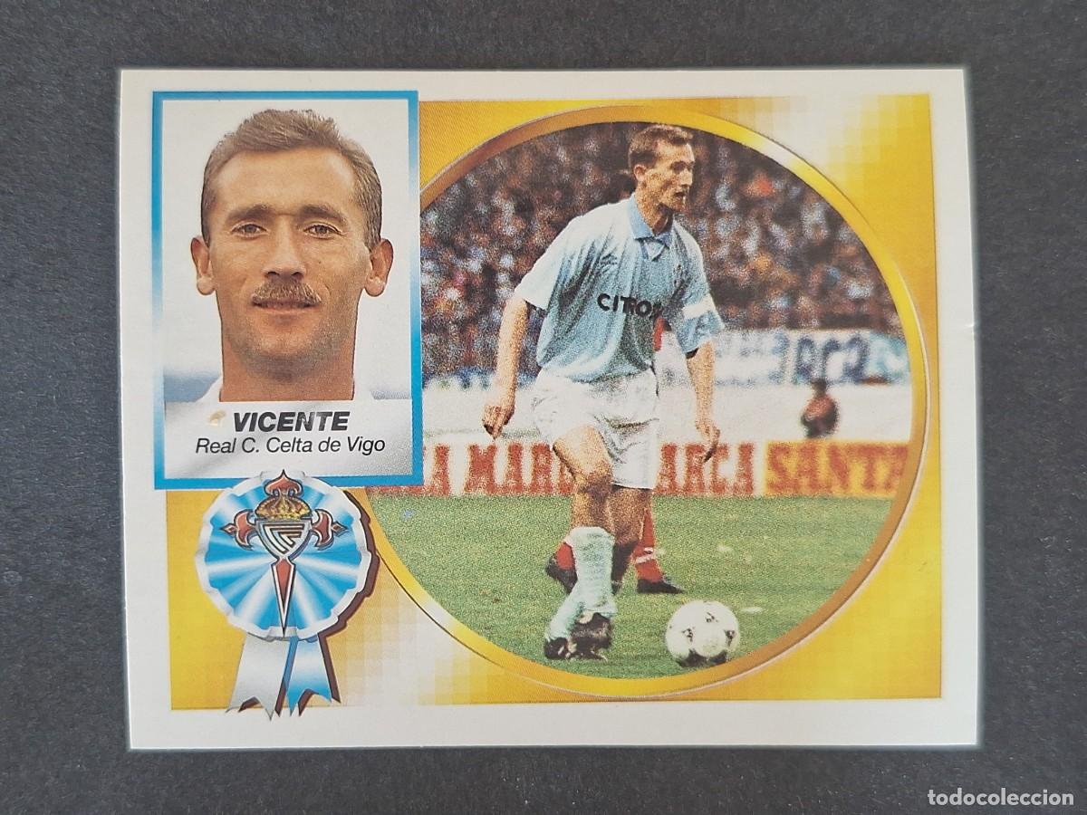 Cromos de f&uacute;tbol: L5 VICENTE CELTA DE VIGO LIGA ESTE 1994 1995 94 95 NUNCA PEGADO SIN PEGAR