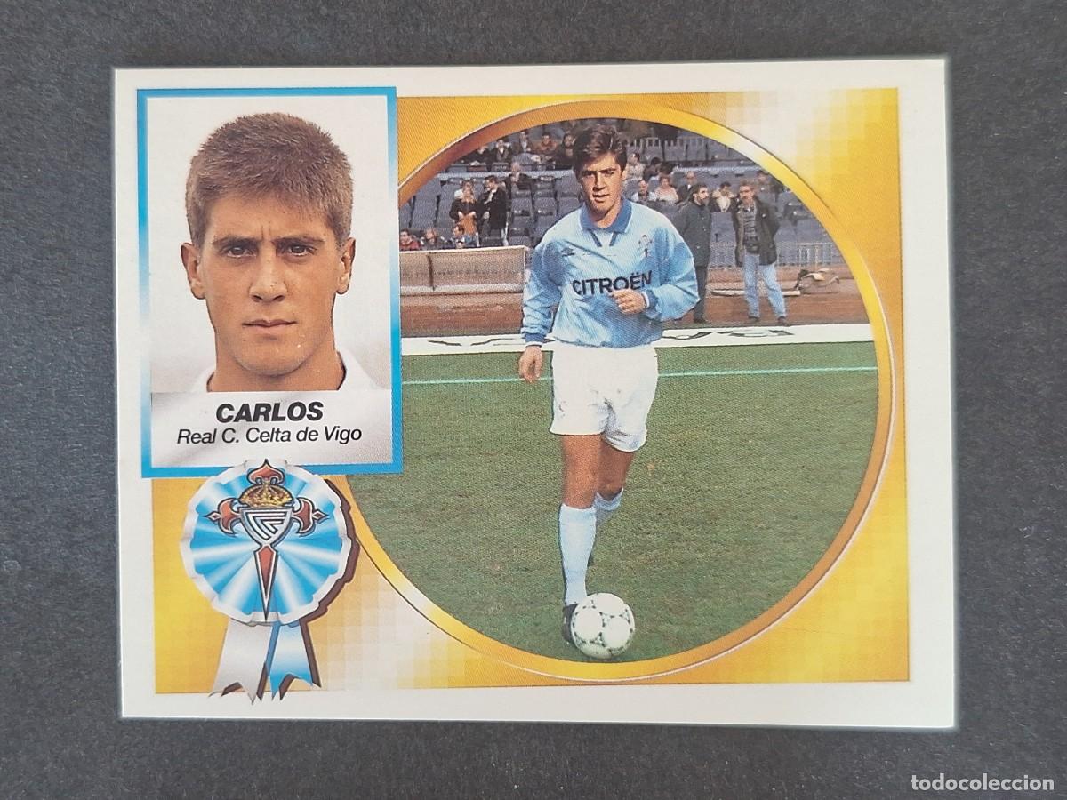 Cromos de f&uacute;tbol: L5 CARLOS CELTA DE VIGO LIGA ESTE 1994 1995 94 95 NUNCA PEGADO SIN PEGAR
