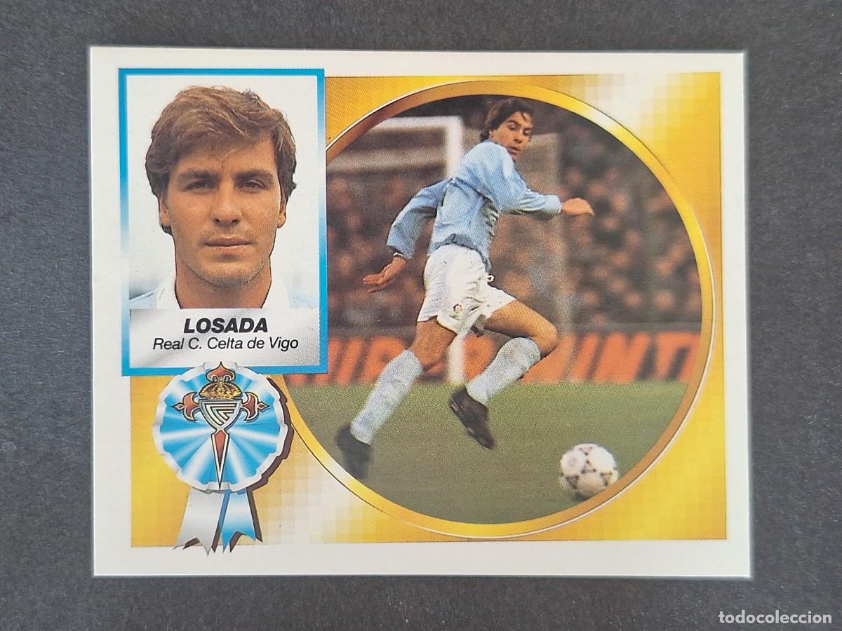 Cromos de f&uacute;tbol: L5 LOSADA CELTA DE VIGO LIGA ESTE 1994 1995 94 95 NUNCA PEGADO SIN PEGAR