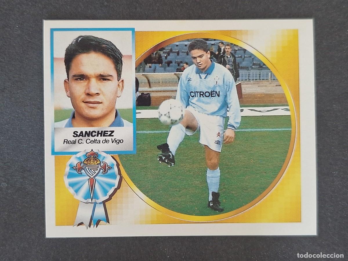 Cromos de f&uacute;tbol: L5 SANCHEZ CELTA DE VIGO LIGA ESTE 1994 1995 94 95 NUNCA PEGADO SIN PEGAR