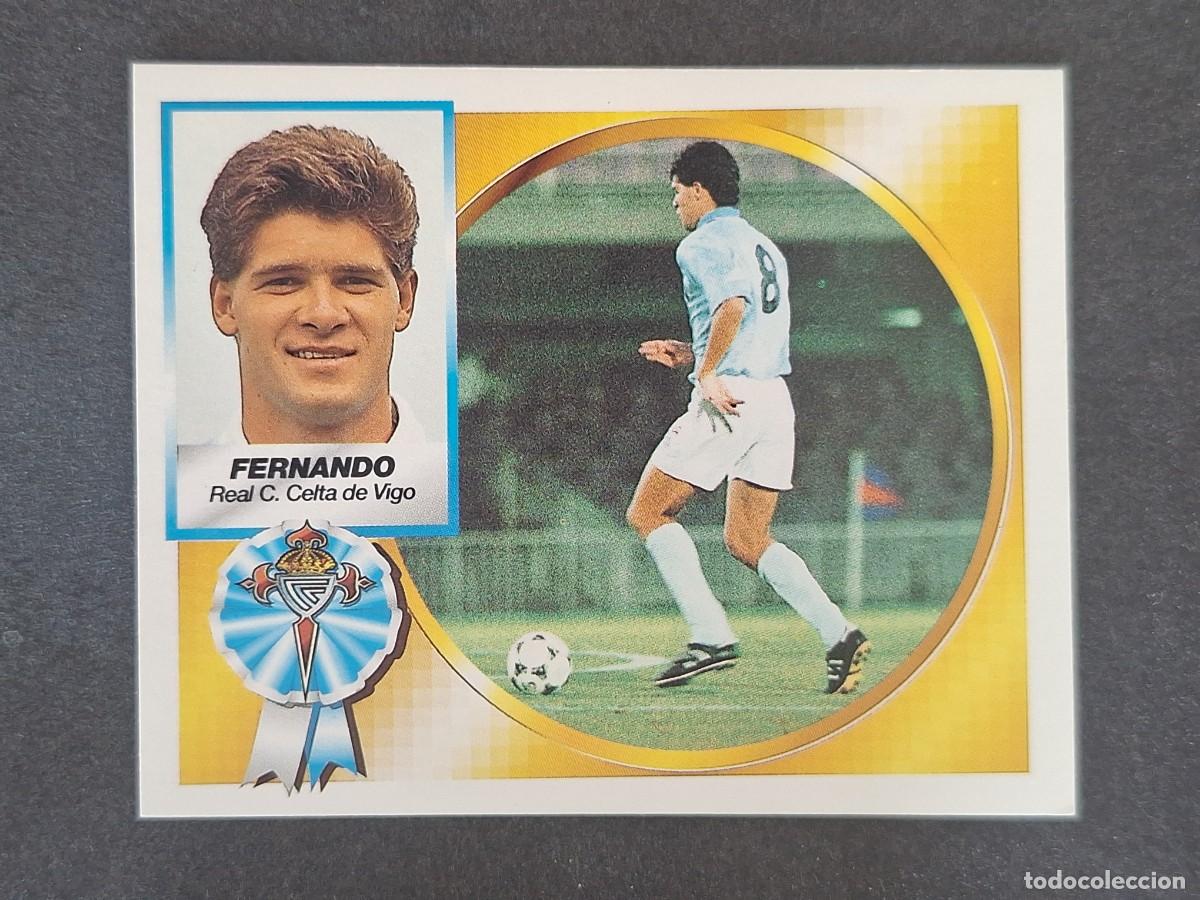 Cromos de f&uacute;tbol: L5 FERNANDO CELTA DE VIGO LIGA ESTE 1994 1995 94 95 NUNCA PEGADO SIN PEGAR