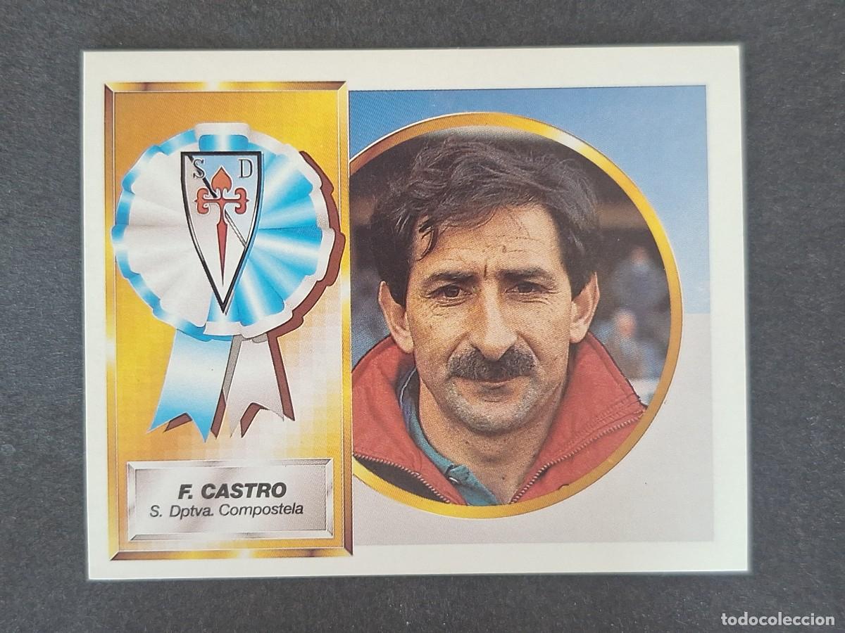 Cromos de f&uacute;tbol: L5 F. CASTRO ENTRENADOR S. D. COMPOSTELA LIGA ESTE 1994 1995 94 95 NUNCA PEGADO SIN PEGAR
