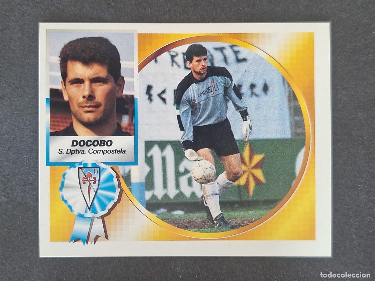 Cromos de f&uacute;tbol: L5 DOCOBO S. D. COMPOSTELA LIGA ESTE 1994 1995 94 95 NUNCA PEGADO SIN PEGAR