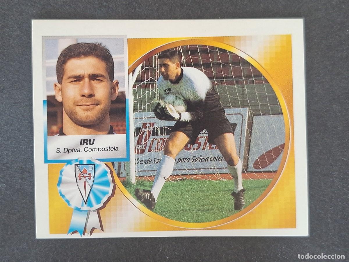 Cromos de f&uacute;tbol: L5 IRU S. D. COMPOSTELA LIGA ESTE 1994 1995 94 95 NUNCA PEGADO SIN PEGAR