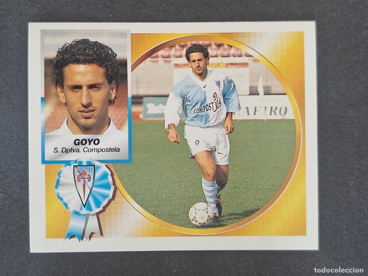Cromos de f&uacute;tbol: L5 GOYO S. D. COMPOSTELA LIGA ESTE 1994 1995 94 95 NUNCA PEGADO SIN PEGAR