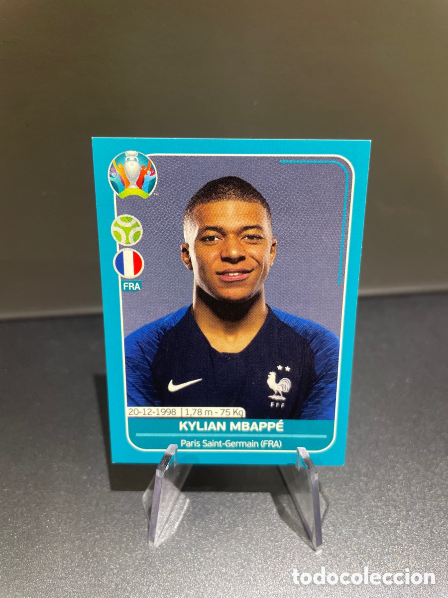 Cromos de f&uacute;tbol: Mbappe FRA25 FRA 25 Panini Euro 2020 Francia