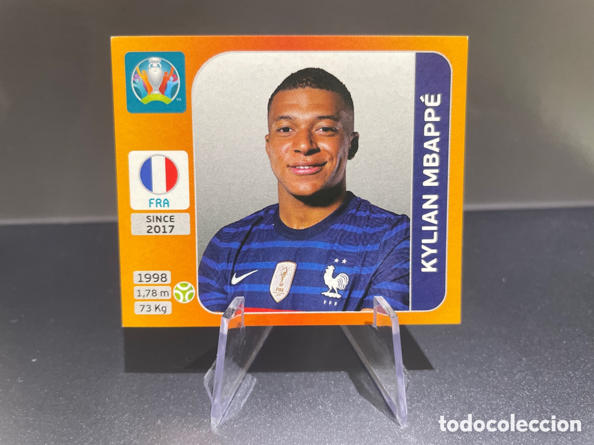 Football Stickers: Mbappe 591 UEFA Euro 2020 Panini Francia
