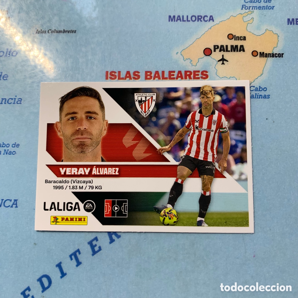 Cromos de f&uacute;tbol: Yeray n&uacute;mero 6B del Athletic de Bilbao cromo de la liga este 26-27 2026-2027