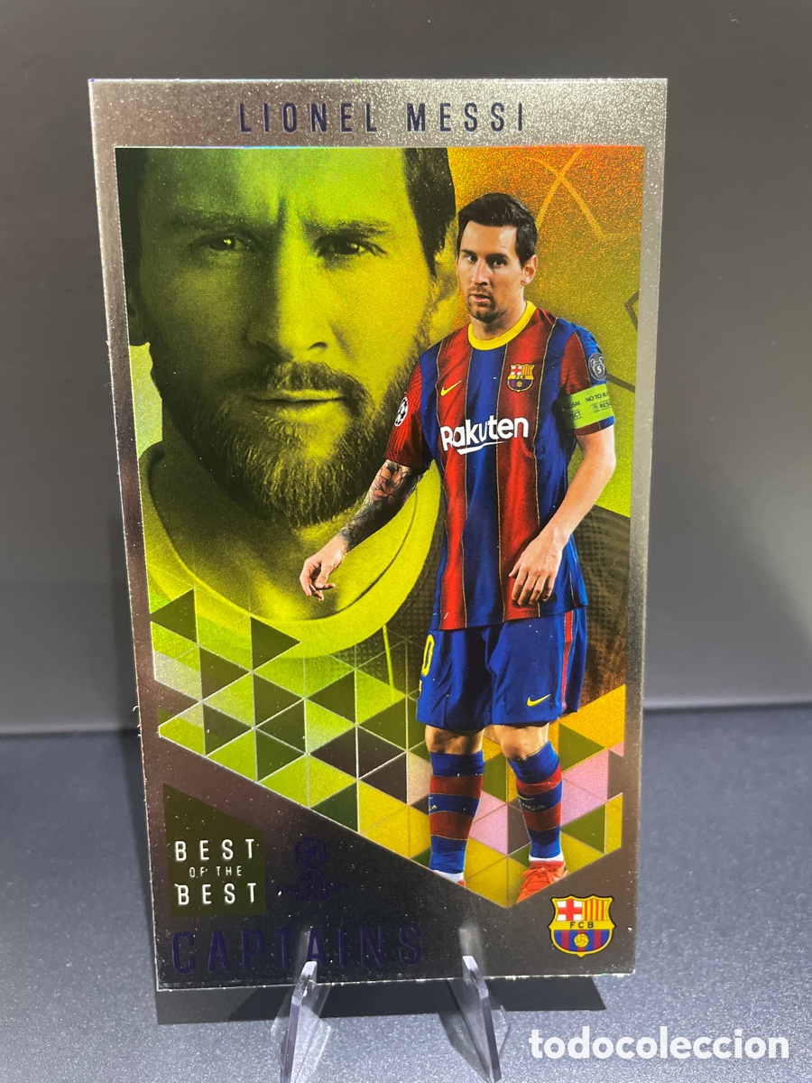 Football Stickers: Messi 166 Captains Best of the Best UCL 2020-21 Topps FC Barcelona