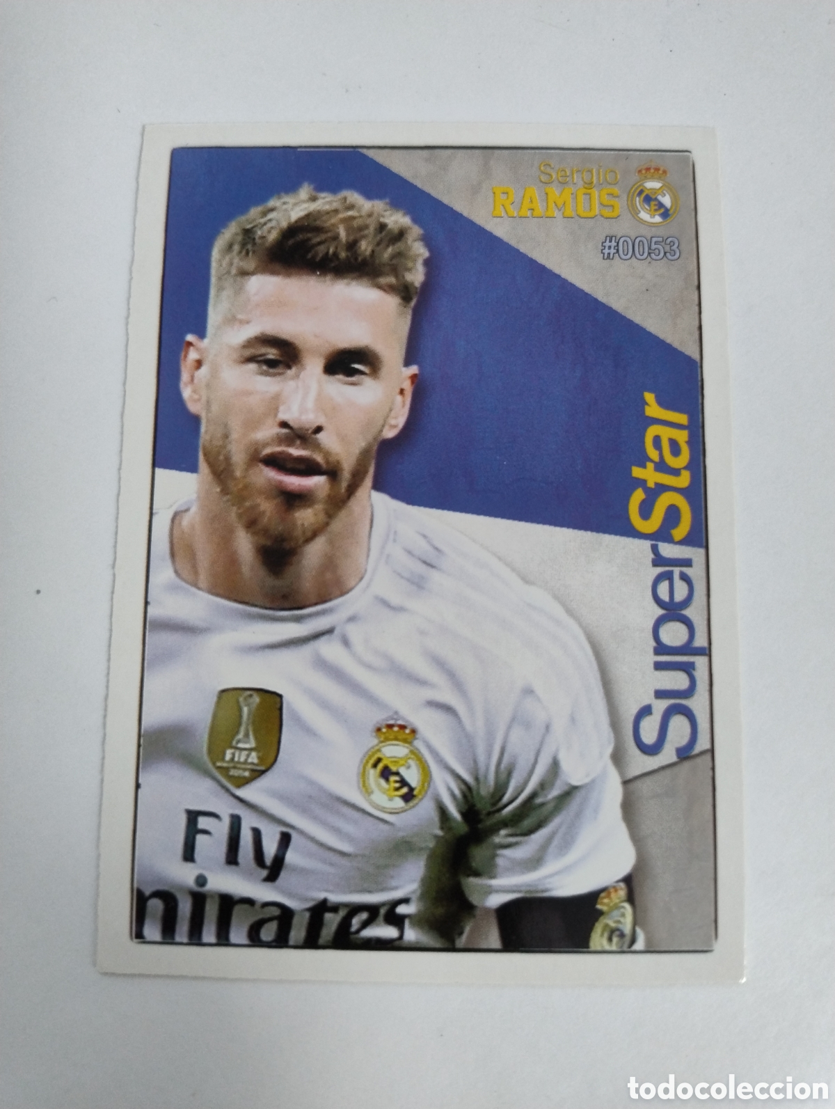 Cromos de f&uacute;tbol: 53 - Sergio Ramos - Real Madrid - Mundicromo Superstar 2016
