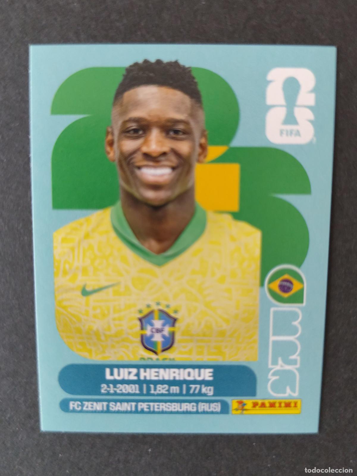 Cromos de f&uacute;tbol: BRA12 LUIZ HENRIQUE 12 BRASIL MUNDIAL FIFA WORLD CUP 2026 STICKER PANINI SIN PEGAR
