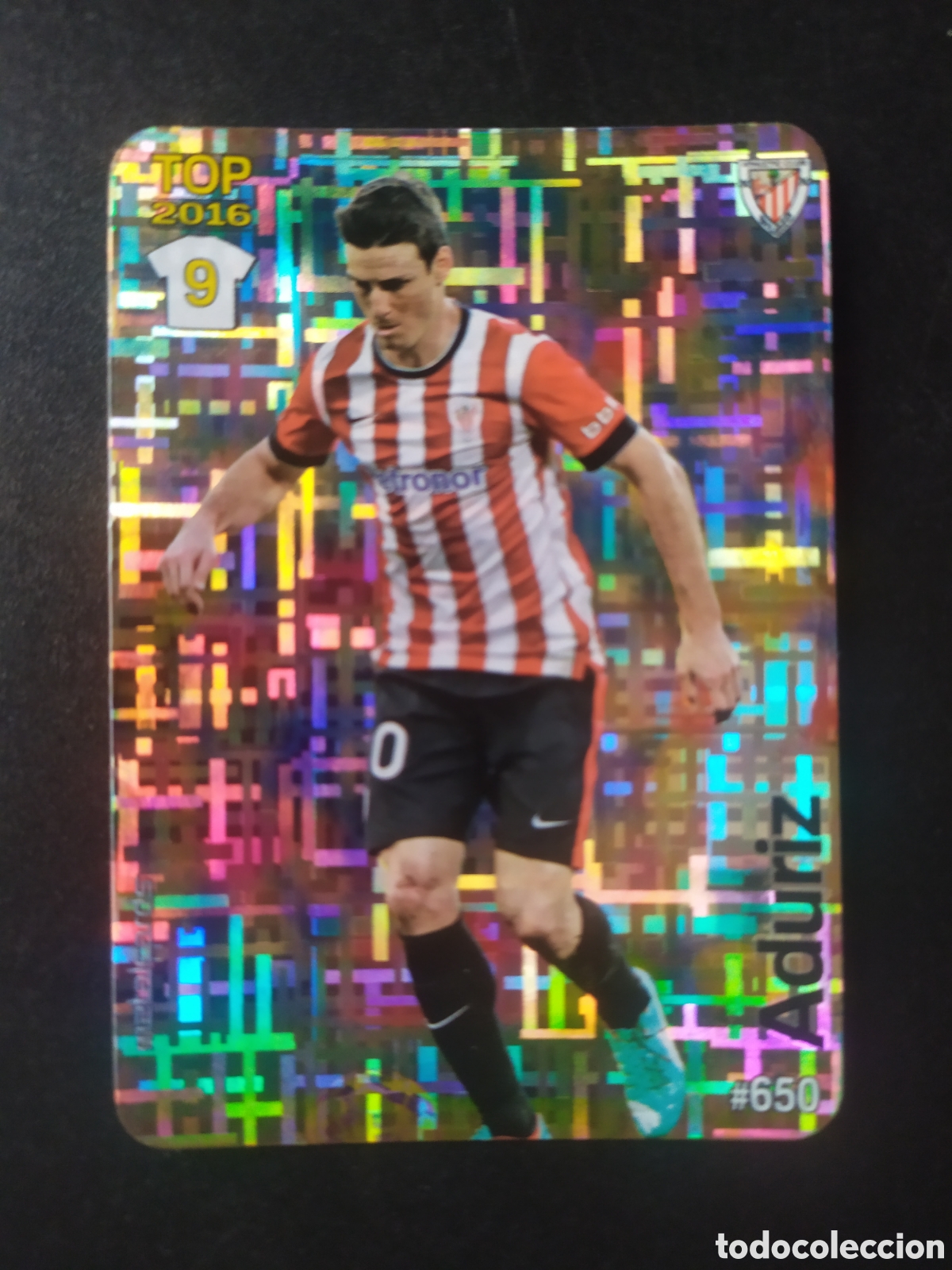 Cromos de f&uacute;tbol: Mundicromo fichas Liga 2015 2016 15 16 Aduriz brillo tetris n&deg; 650 Athletic Bilbao