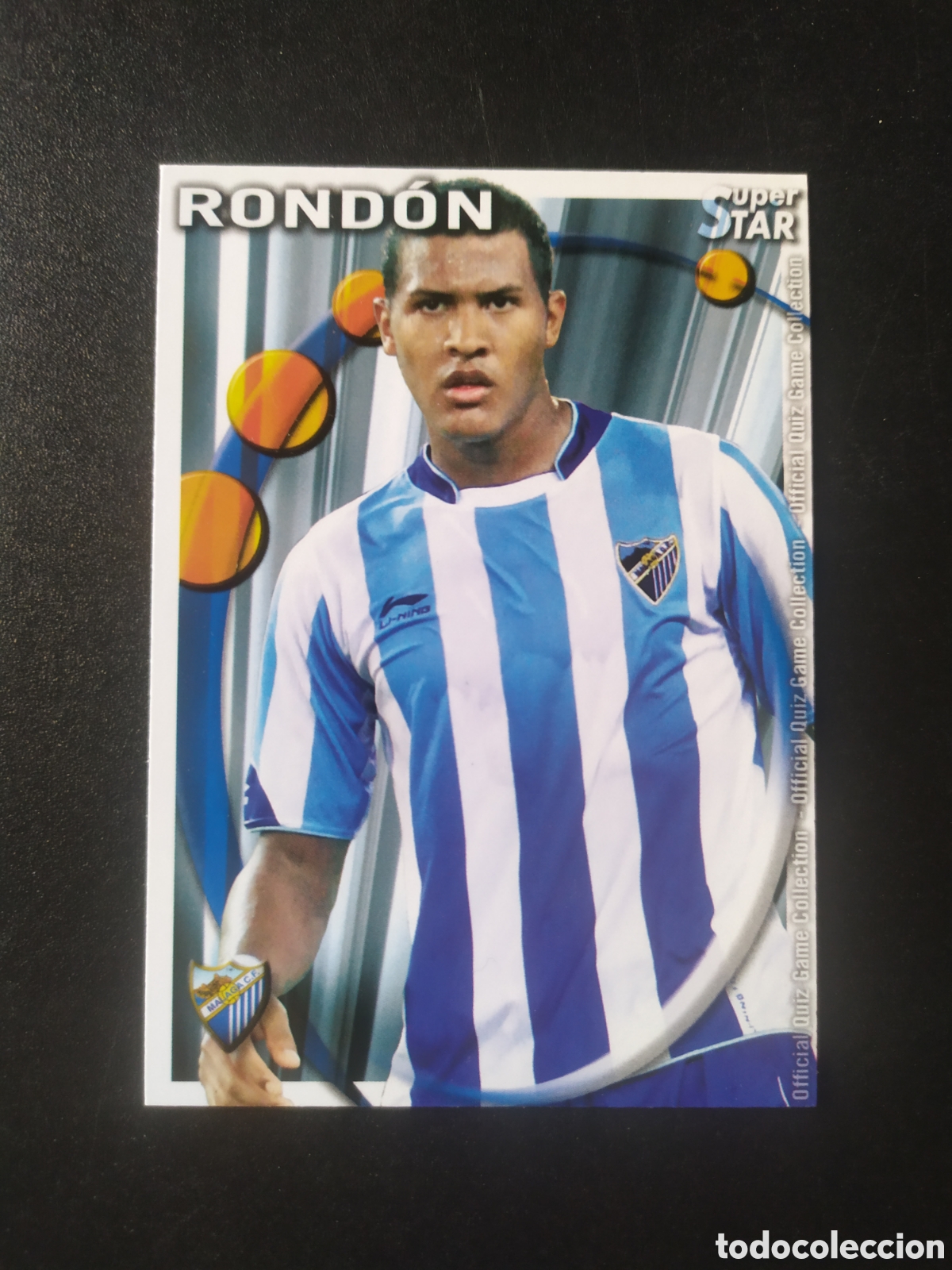 Cromos de f&uacute;tbol: Mundicromo fichas Liga 2010 2011 10 11 Rond&oacute;n superstar mate n&deg; 459 Malaga