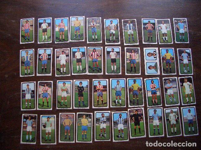 Cromos de f&uacute;tbol: 40 CROMOS CAMPEONATOS NACIONALES DE FUTBOL 1974 75 RUIZ ROMERO ORIGINALES SIN PEGAR