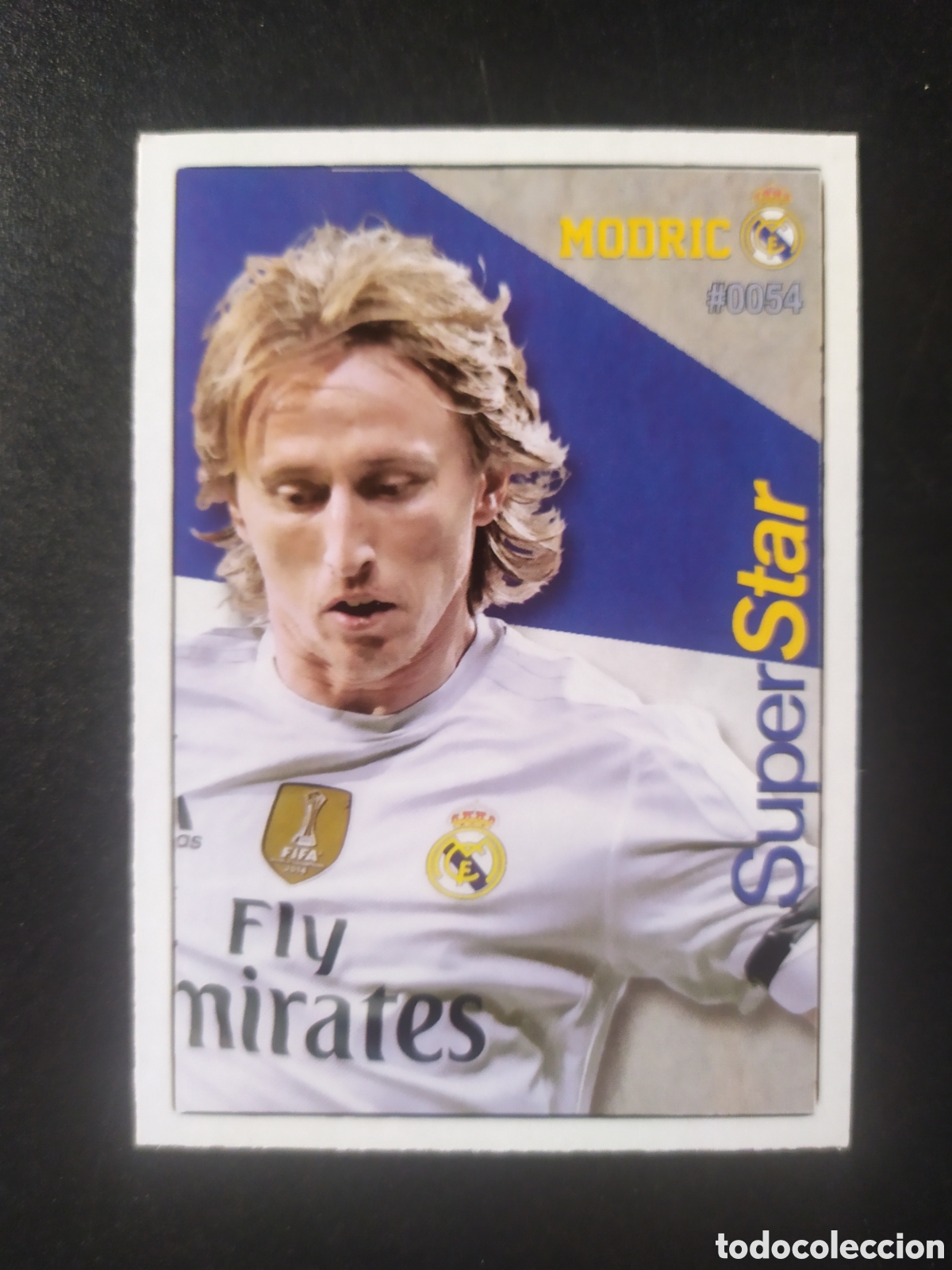 Cromos de f&uacute;tbol: Mundicromo fichas Liga 2015 2016 15 16 Modric superstar n&deg; 54 Real Madrid