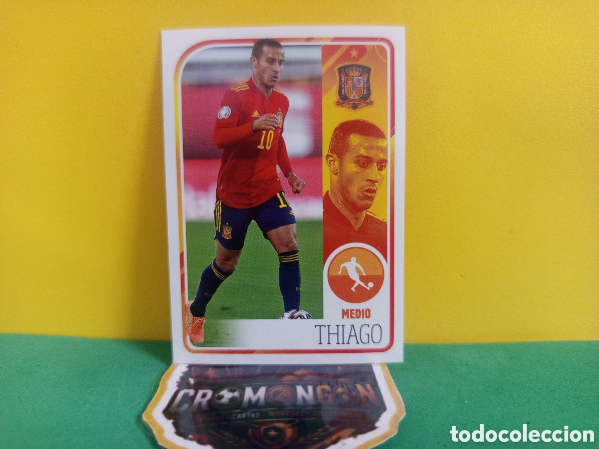 Football Stickers: ❇️ CROMO ⚽ THIAGO ALCANTARA ESPA&Ntilde;A 55 EL &Aacute;LBUM DE LA SELECCI&Oacute;N CARREFOUR PANINI FAMILY SIN PEGAR ❇️