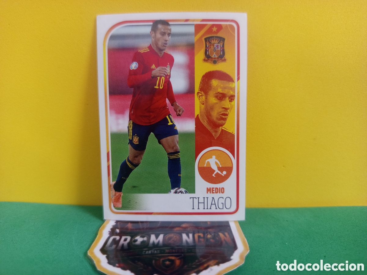 Football Stickers: ❇️ CROMO ⚽ THIAGO ALCANTARA ESPA&Ntilde;A 55 EL &Aacute;LBUM DE LA SELECCI&Oacute;N CARREFOUR PANINI FAMILY SIN PEGAR ❇️