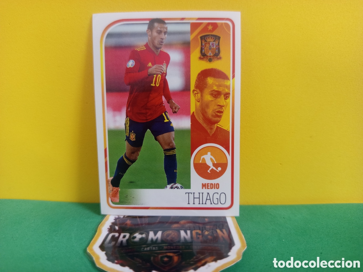 Football Stickers: ❇️ CROMO ⚽ THIAGO ALCANTARA ESPA&Ntilde;A 55 EL &Aacute;LBUM DE LA SELECCI&Oacute;N CARREFOUR PANINI FAMILY SIN PEGAR ❇️