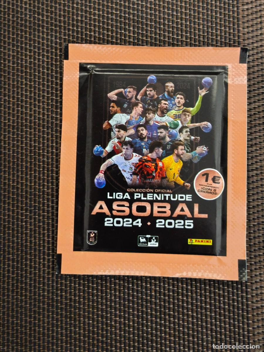 Cromos de f&uacute;tbol: 8 sobre sin abrir, liga asobal 2024 25. RESERVADO