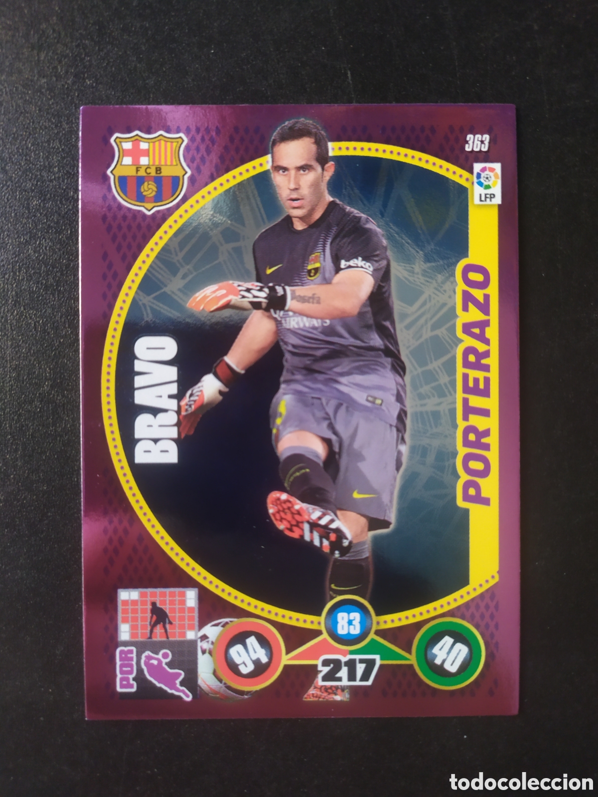 Cromos de f&uacute;tbol: Adrenalyn 2014 2015 14 15 panini Bravo porterazo n&deg; 363 Barcelona