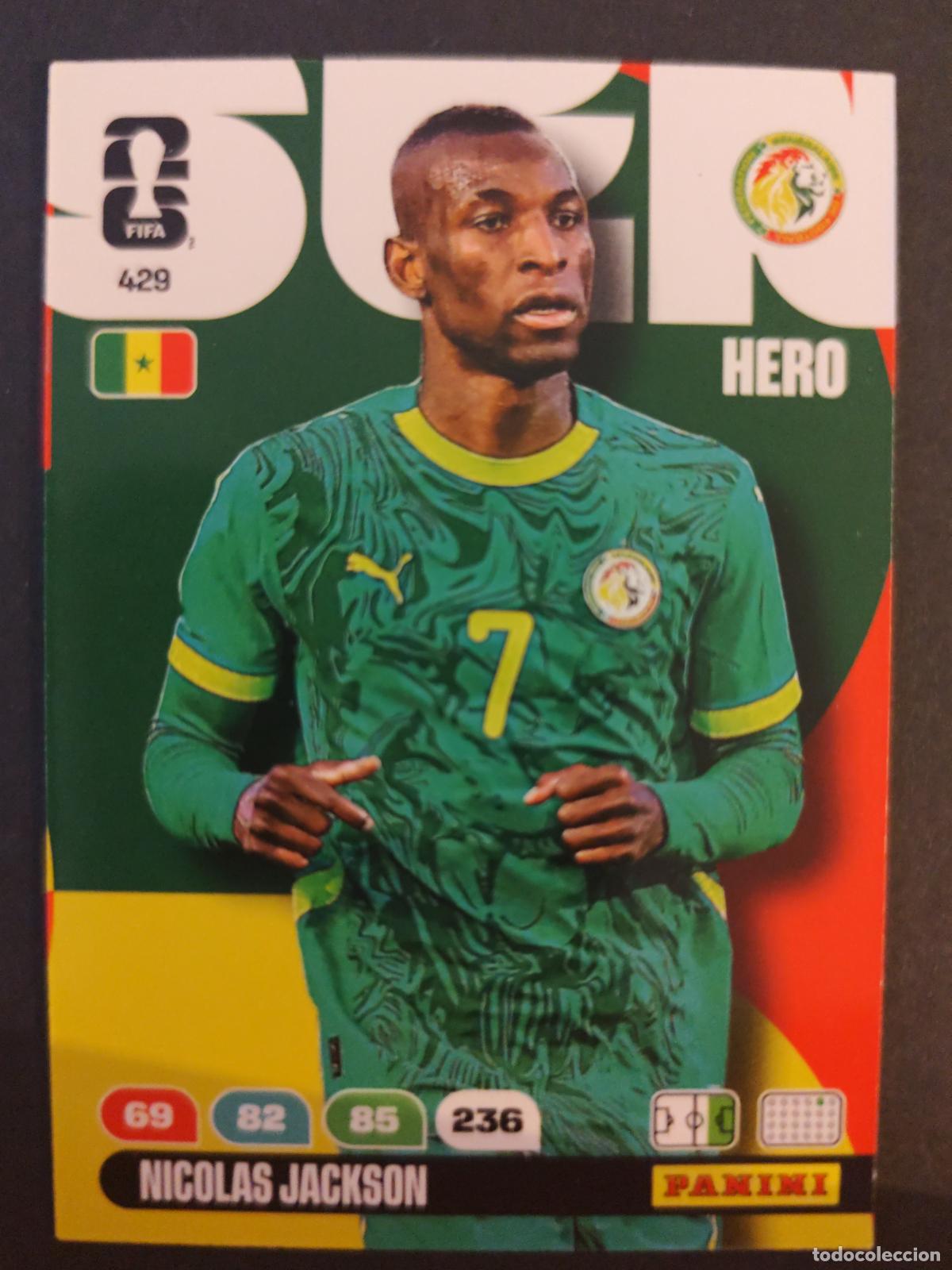 Cromos de f&uacute;tbol: 429 NICOLAS JACKSON SENEGAL ADRENALYN MUNDIAL FIFA WORLD CUP 2026 PANINI