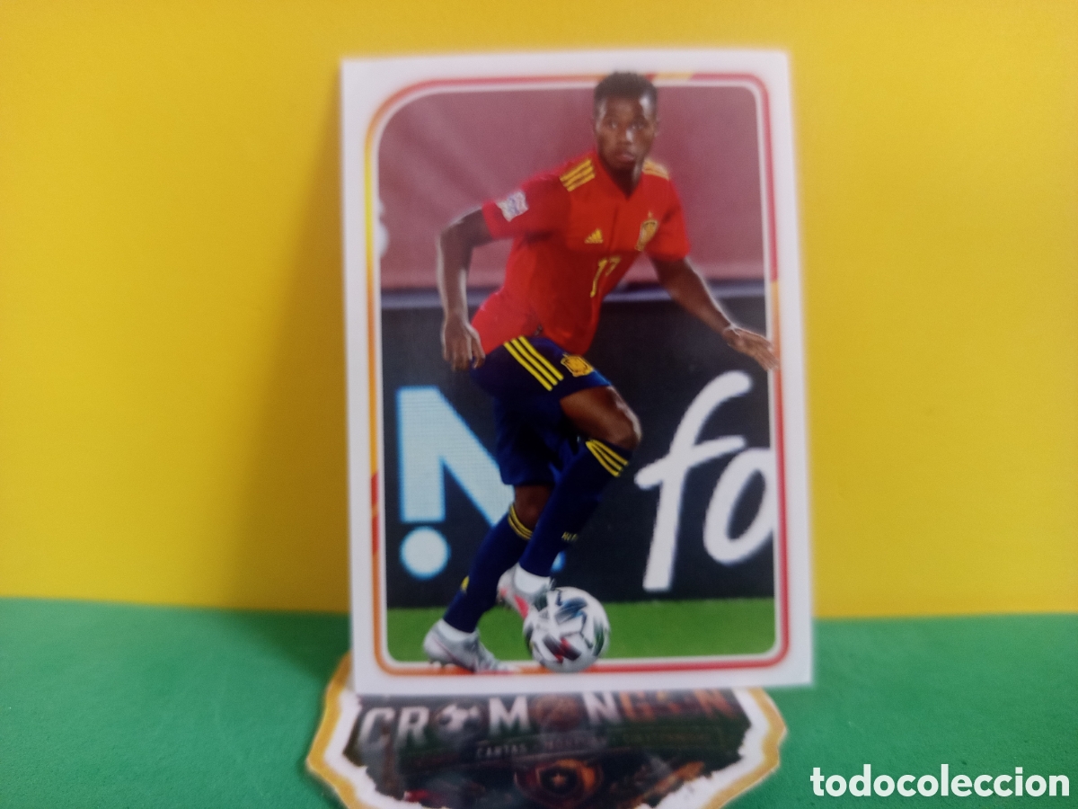 Fu&szlig;ball-Sticker: ❇️ CROMO ⚽ ANSU FATI ESPA&Ntilde;A 60 EL &Aacute;LBUM DE LA SELECCI&Oacute;N CARREFOUR PANINI FAMILY SIN PEGAR ❇️