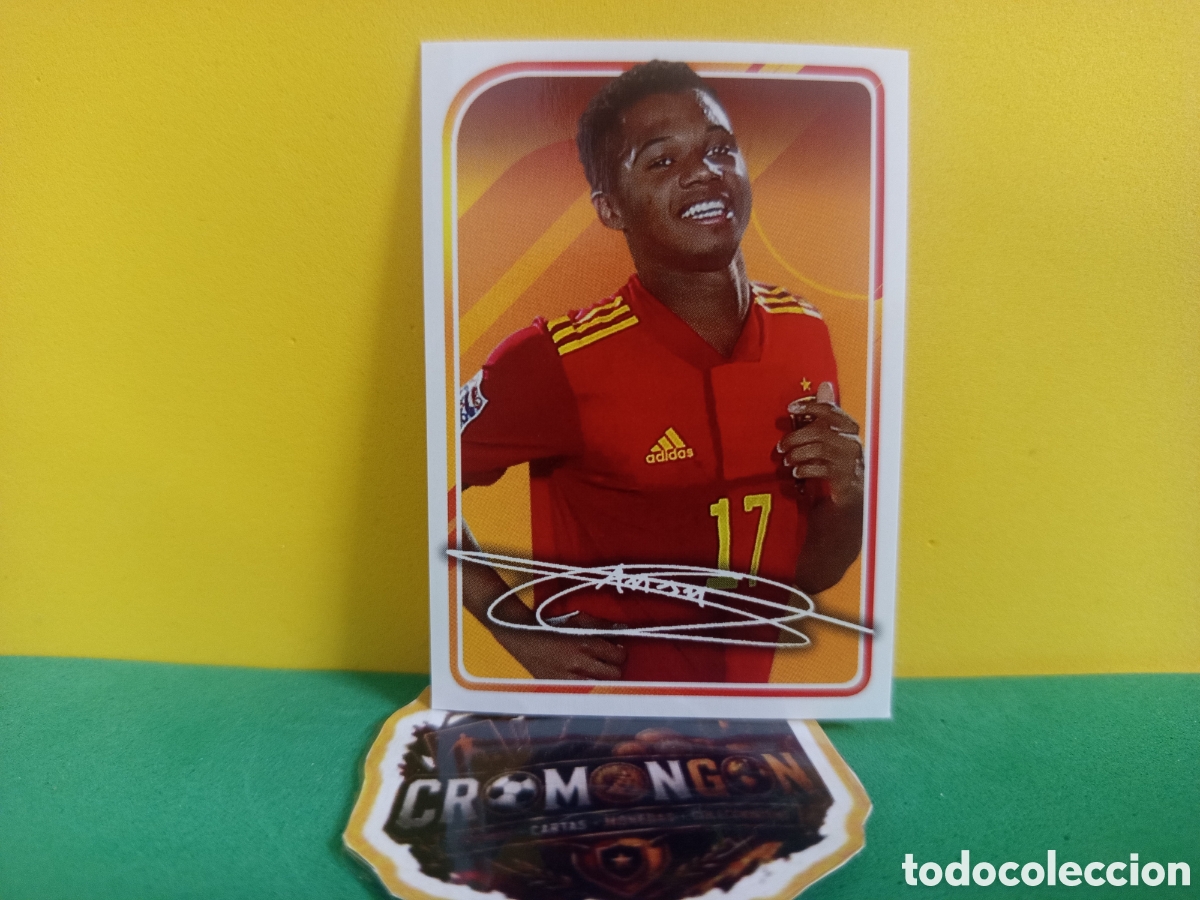 Fu&szlig;ball-Sticker: ❇️ CROMO ⚽ ANSU FATI ESPA&Ntilde;A 62 EL &Aacute;LBUM DE LA SELECCI&Oacute;N CARREFOUR PANINI FAMILY SIN PEGAR ❇️