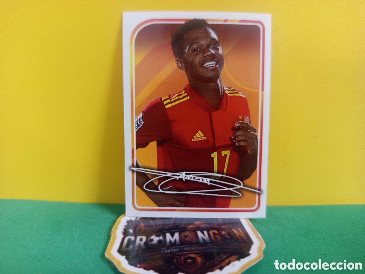 Fu&szlig;ball-Sticker: ❇️ CROMO ⚽ ANSU FATI ESPA&Ntilde;A 62 EL &Aacute;LBUM DE LA SELECCI&Oacute;N CARREFOUR PANINI FAMILY SIN PEGAR ❇️