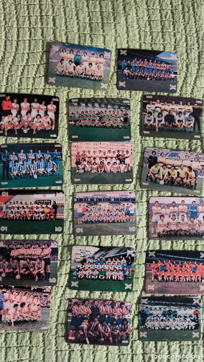 Fu&szlig;ball-Sticker: COLECCION DE 17 CARTAS QUINIELA DE LA SUERTE 1X2, A&Ntilde;OS 70