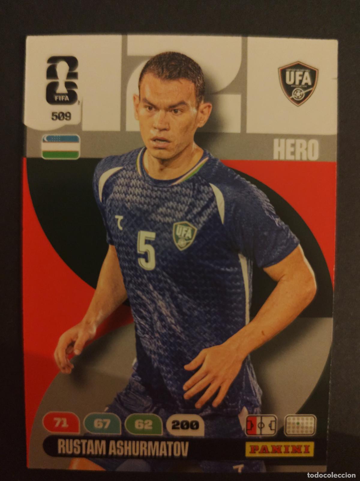 Cromos de f&uacute;tbol: 509 RUSTAM ASHURMATOV UZBEKIST&Aacute;N ADRENALYN MUNDIAL FIFA WORLD CUP 2026 PANINI