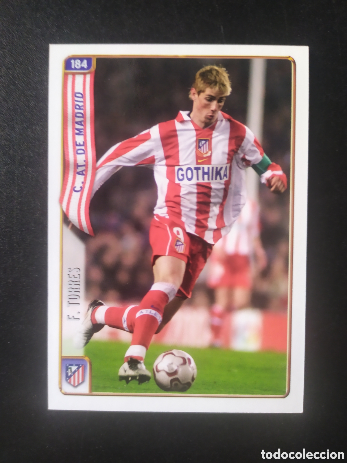 Cromos de f&uacute;tbol: Mundicromo fichas Liga 2004 2005 04 05 Fernando Torres n&deg; 184 Atl&eacute;tico Madrid