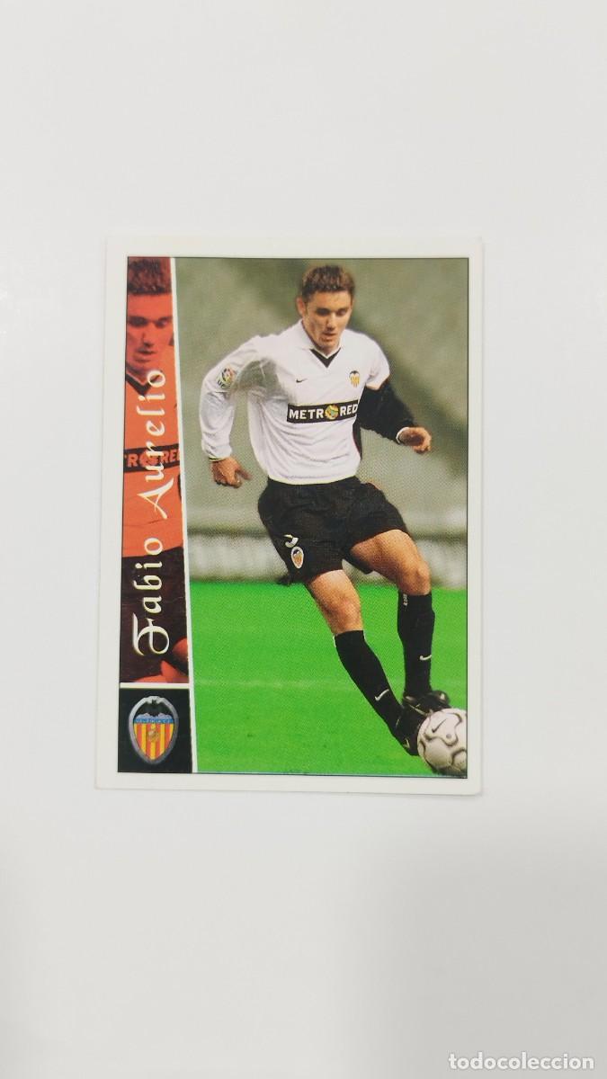 Football Stickers: LAS FICHAS DE LA LIGA 2003 - FABIO AURELIO VALENCIA CF